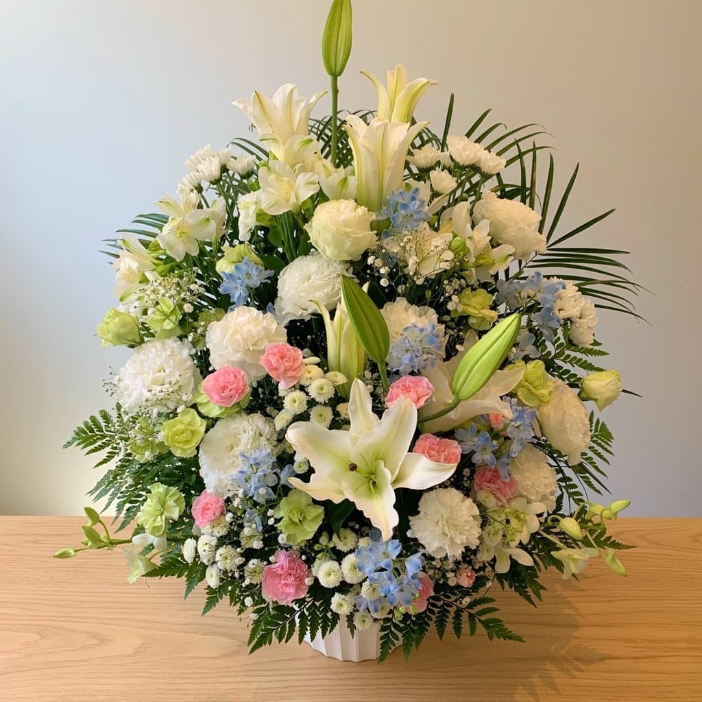 北海道花屋、栗山町の花屋、栗山町花屋、ナカイフローリスト、岩見沢市花屋、北海道夕張郡栗山町、夕張郡花屋、長沼町花屋、由仁町花屋、夕張市花屋、南幌町花屋、岩見沢市、栗山町フラワーショップ、葬儀供花、御供え、御祝、法事、法要、アレンジメント、スタンド花、花束、フラワーショップ、斎場、葬儀場、供花スタンド花、美唄市、ナカイフローリスト美唄、美唄花屋、美唄市花屋、美唄斎場